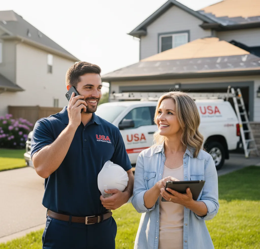USA Roof Repair Experts customer support in Hazard